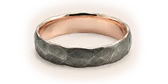 Men’s wedding band AZTEK